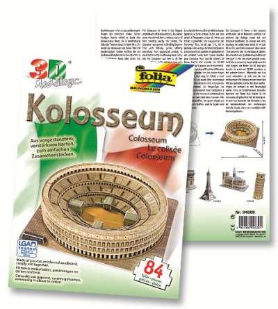 3D-Model Colosseum 84 részes (kreatív 3D modell)