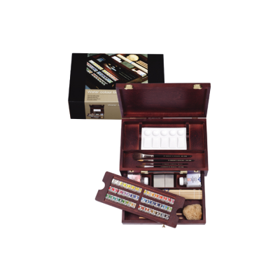 Akvarell festék Rembrandt box master/42 kis kehely + kiegészítőkkel