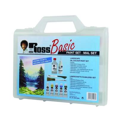 Olajfesték készlet Bob Ross Landscape + kiegészítők (festék készlet Bob)