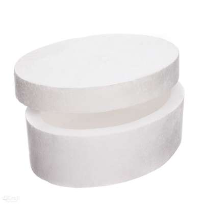 Hungarocell box ovális 15 x 11 cm (kreatív kellékek hungarocellből)