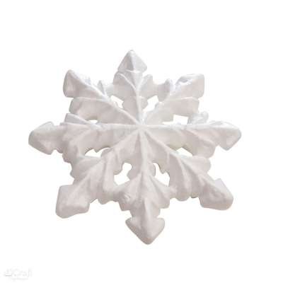 Hungarocell hópehely 17.5 cm (kreatív kellékek hungarocellből)