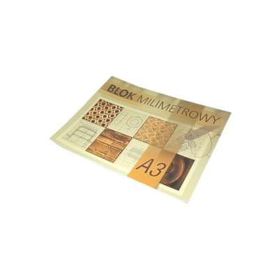 Miliméter papír tömb A3 - 20 lap (miliméter papír)