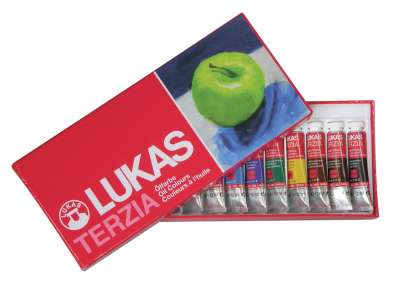 Olajfestékek LUKAS TERZIA 12x12ml -  papírdoboz - készlet