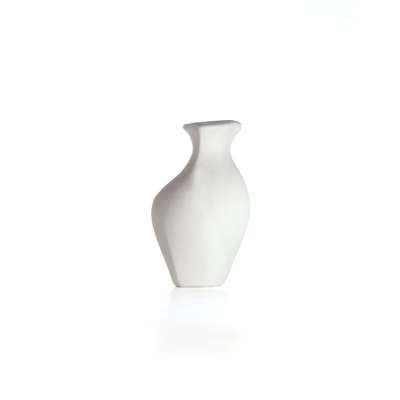 Váza - égetett félkész termék - 7.5x4x12 cm (Vázafestészet)
