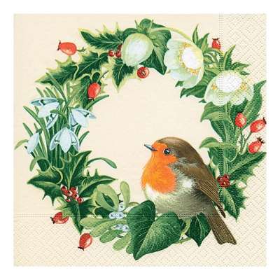 Decoupage szalvéta - Aranyos madár - 2 db (decoupage szalvéták)