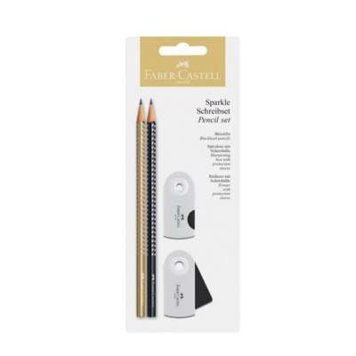 Ceruzakészlet Faber-Castell Sparkle 4 részes szett (rajzceruzák)