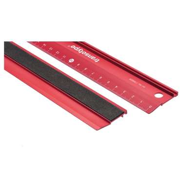 Aluminium vágó vonalzó Transotype 60 cm (csúszásgátló aluminium vonalzó)