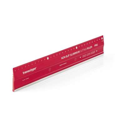 Aluminium vágó vonalzó Transotype Pro (csúszásgátló aluminium vonalzó)