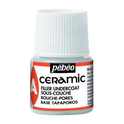 Médium kerámiára Pebeo Ceramic Filler Undercoat 45 ml (alapozó médium)