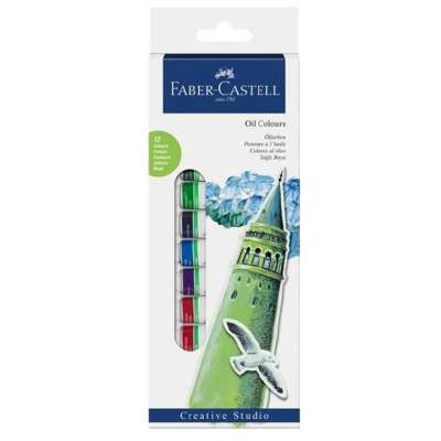 Olajfestékek Faber-Castell 12 db (Olajfesték készlet )