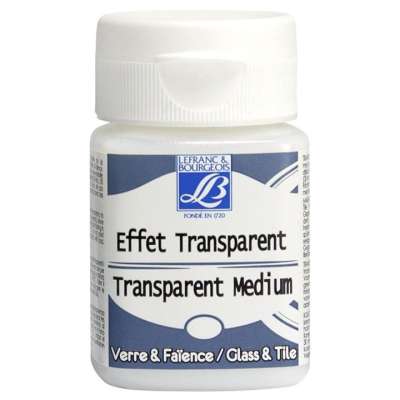 Átlátszó médium Lefranc & Bourgeois üvegfestékekre 50 ml (Hígító médium)