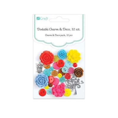 Dekoratív kellékek Charm & Deco Juicy - 32 db (Dekoratív kellékek)
