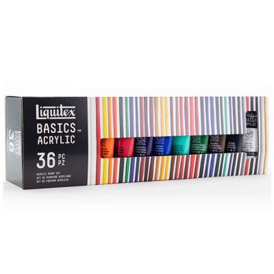 Akrilfesték készlet Liquitex Basics - 36x22 ml (akrilfestékek)