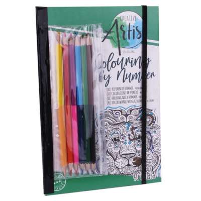 Kifestőkönyv színesceruzával Craft Sensations 40 lapos (antistresz)