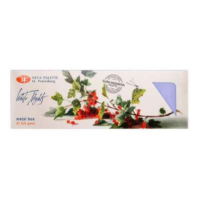 Akvarell festék készlet White Nights fém boxban 21 db Elena Bazanova