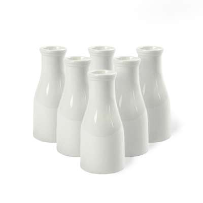 Porcelán vázák készlet 6 db - 13 cm (dekor kellékek)