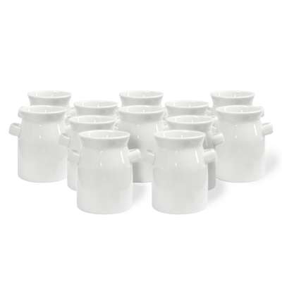 Porcelán teáskannák készlet 12 db (dekor kellékek)