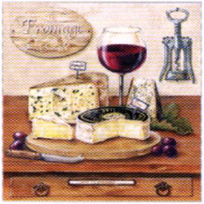 Decoupage szalvét Fromage - 1 db (decoupage szalvéták)