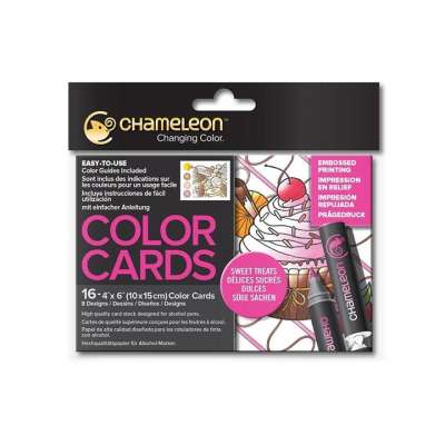Chameleon kifestő kártyák - Sweet Treats / szett 16 db (Chameleon Color)