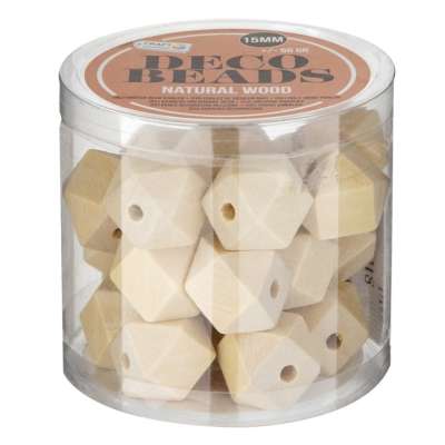 Nagy fa gyöngyök 15 mm - 50 gr (dekoratív gyöngyök)