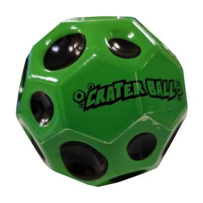 Fidget Crater Ball antistressz labda | zöld (antistressz pattogó labda)