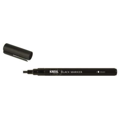 Fekete marker Kreul  | különböző hegyek (Fekete filctoll)