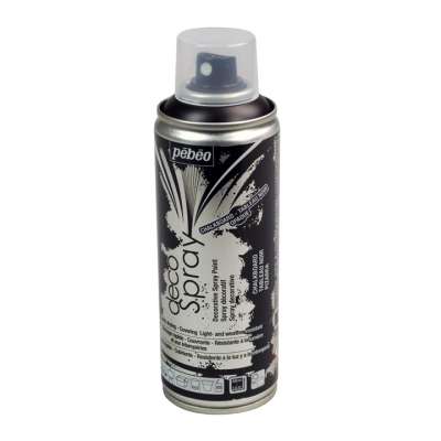 Akril kréta spray festék Pebeo 200 ml fekete (akril spray)