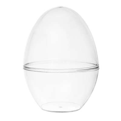 Akril tojás szétnyitható 12 cm - 5db