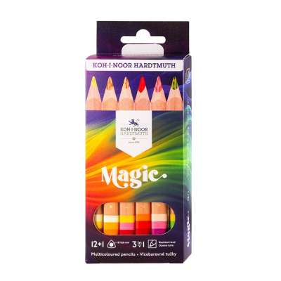 MAGIC Jumbo színes ceruza készlet 12+1 FSC