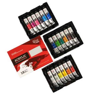 Akril festékkészlet ROSA STUDIO | 18x20 ml