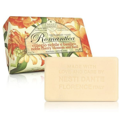 Nesti Dante Romantica - Cseresznyevirág - bazsalikom natúrszappan - 250 gr