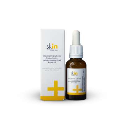 Skin by Yamuna halványító szérum C vitaminnal és gránátalmamag-őssejt kivonattal 30 ml