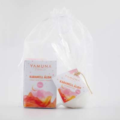 Karamell álom ajándékcsomag organzában 
