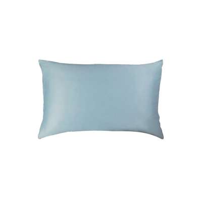 Világos szürke közepes párna huzat hímzett