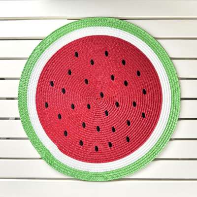 Görögdinnye mintás alátét - kerek