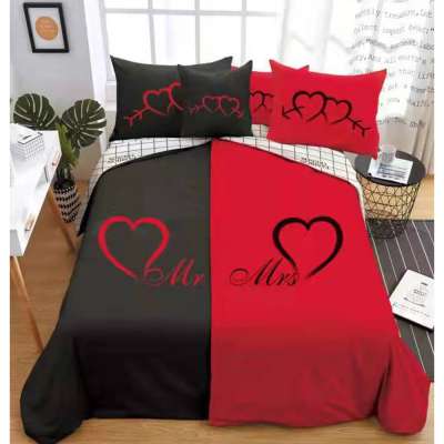 Mr és Mrs Szíves 6 részes páros ágyneműhuzat
