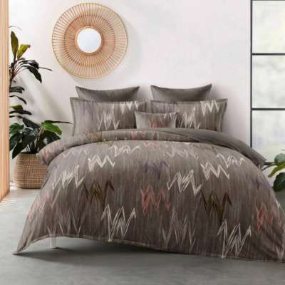 Zig zag 6 részes flanel ágyneműhuzat