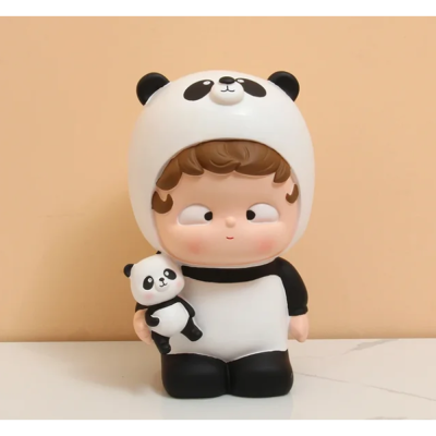 Baba panda ruhában dekoráció