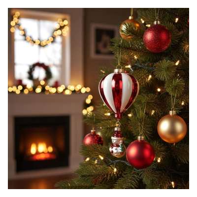 Selowei Üveg Karácsonyfadísz