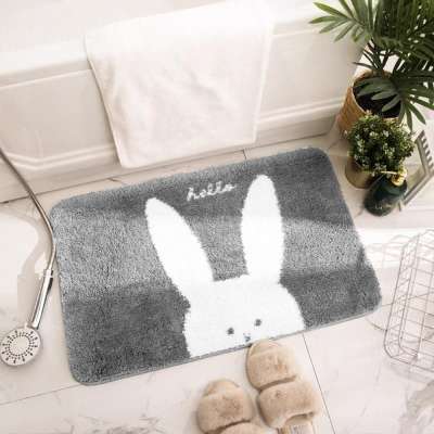 Puha szőnyeg/kádkilépő 50x80 cm - nyuszi