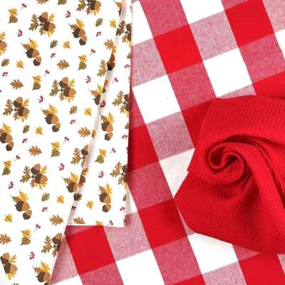 Makk mintás 3 részes konyharuha szett