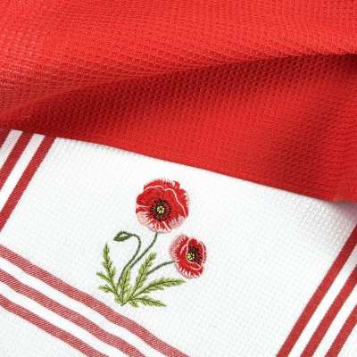 Pipacs mintás 2 részes konyharuha szett