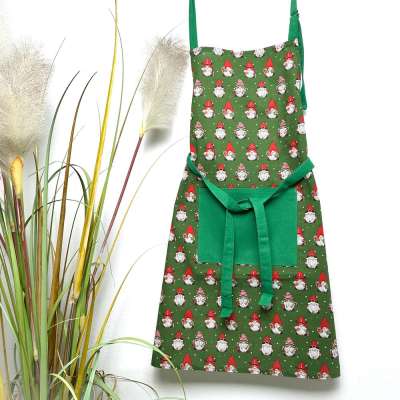 Karácsonyi mintás kötény