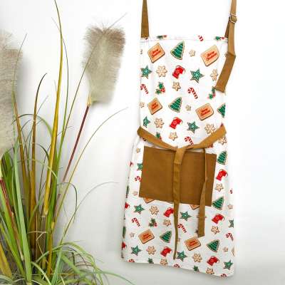 Karácsonyi mintás kötény