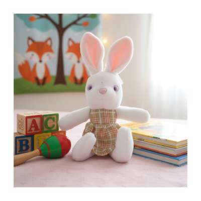 Plüss nyuszi kulcstartó