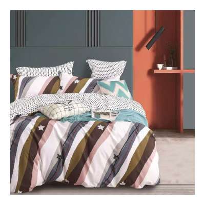 Csillagos - csíkos 3 részes ágyneműhuzat