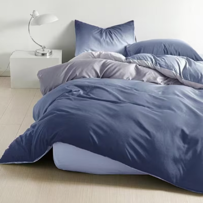 Színámenetes 6 részes ágyneműhuzat - Kék