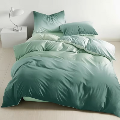 Színámenetes 6 részes ágyneműhuzat - Zöld