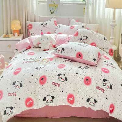 Dog love gyerek krepp ágyneműhuzat szett - 2 részes