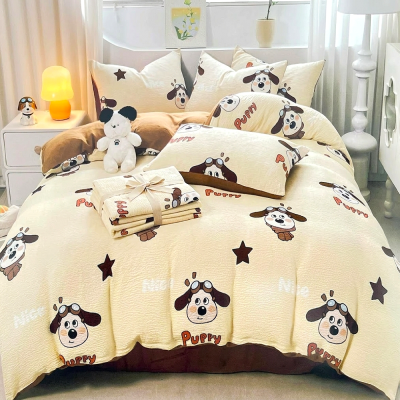 Pilot puppy gyerek krepp ágyneműhuzat szett - 2 részes